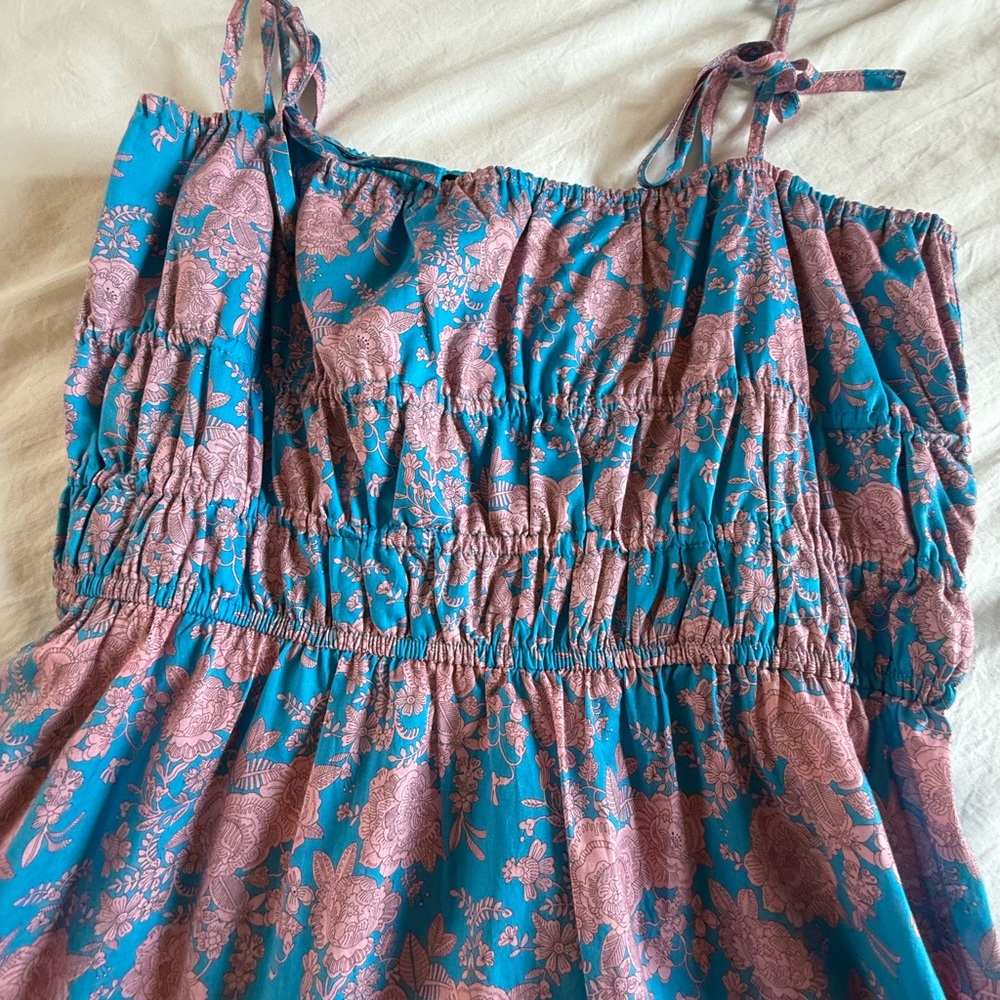 Cynthia Rowley Smocked Azores Dress